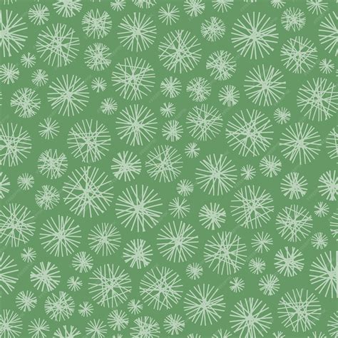 Premium Vector | Light green seamless background with circles