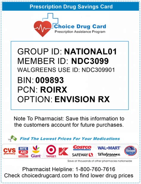 Free Discount Prescription Drug Card for Seniors