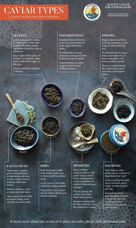 Understanding Caviar: A Guide to Caviar Types | Petrossian | Caviar ...