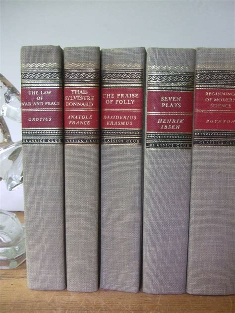 Classics Club Book Set Anatole France to Anton Chekov - Etsy