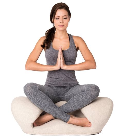 This Yoga Cushion from Alexia Meditation Seat does it all for you. This chair-shaped cushion is ...