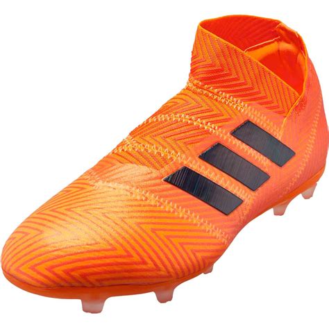 adidas Nemeziz 18 FG - Youth - Zest/Black/Solar Red - SoccerPro