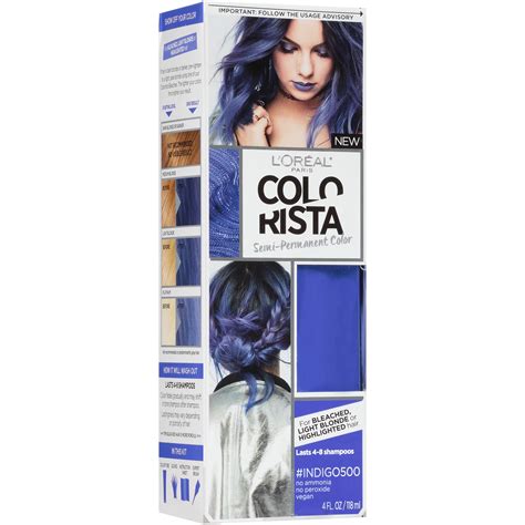 L'Oreal Paris Colorista Semi-Permanent Hair Color, Indigo - Shop Hair Color at H-E-B