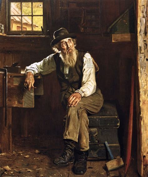 Art Reproductions Living in the Past, 1897 by John George Brown (1831-1913, United Kingdom ...