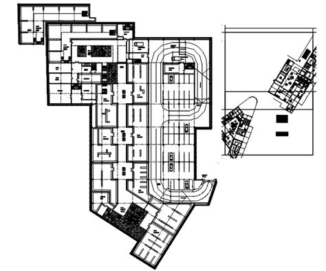 Multipurpose Building Design In AutoCAD File - Cadbull