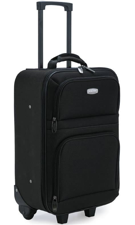 Elite Luggage Meander — 19.5" Carry-On Rolling Suitcase Travel Luggage with Protective Foam ...