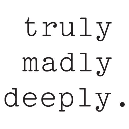 Truly Madly Deeply Wall Quotes™ Decal | WallQuotes.com