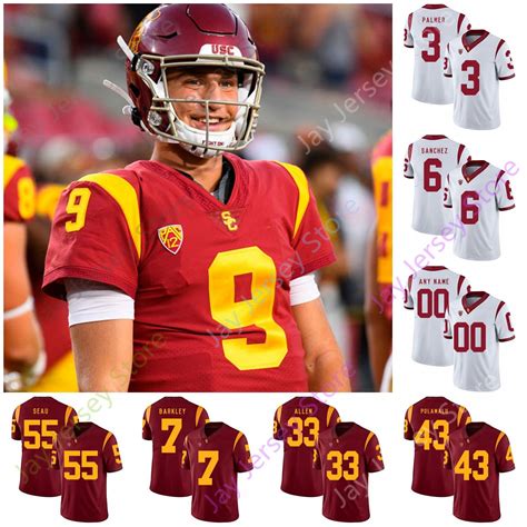 2021 USC Trojans Southern California Football Jersey NCAA College Clay ...