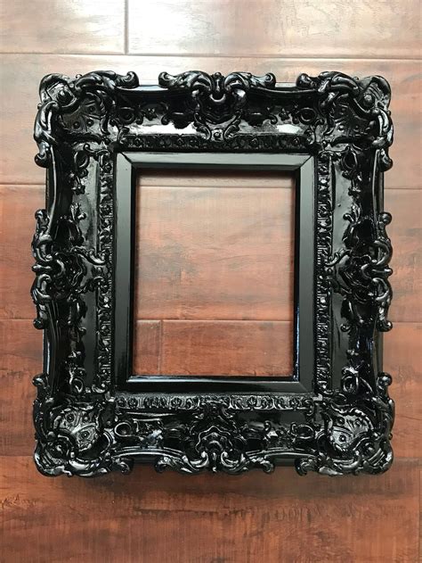 8x10 Black Frame Baroque Frame Wedding Frames Wall Picture - Etsy