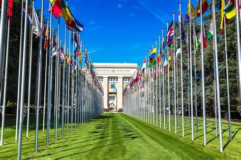 United Nations In Geneva: Entrance Editorial Stock Photo - Image of government, politics: 46070363