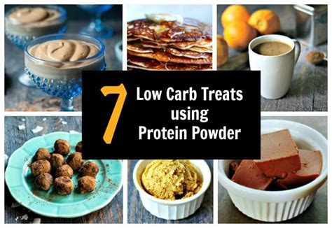 7 Low Carb Treats Using Protein Powder