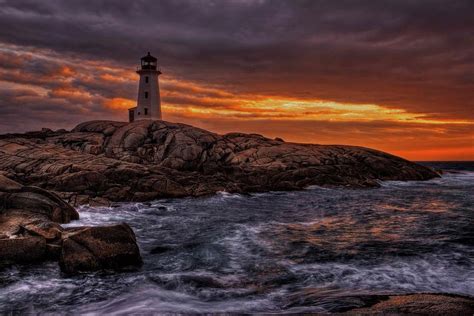 Another Fine Sunset At Peggy's Cove Lighthouse - 1 Photograph by Hany J | Fine Art America