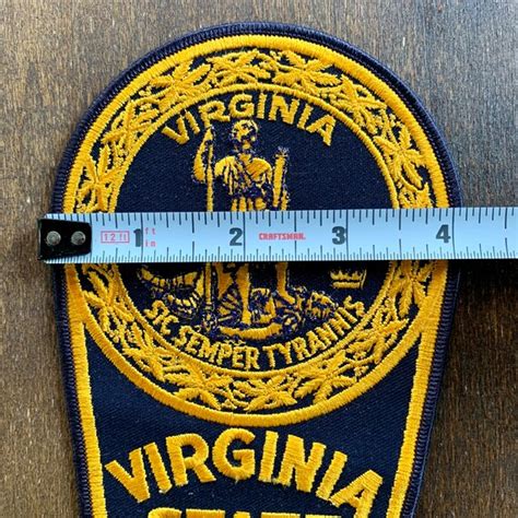 Virginia State Police Shoulder Patch - Gem