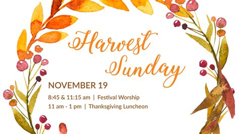 Harvest Sunday 2023 | Peachtree Road United Methodist Church