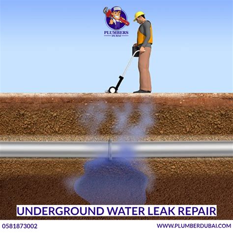 Underground Water Leak Repair - Plumbers Dubai - 0581873002