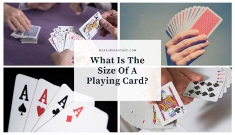 What Is The Size Of A Playing Card? - Measuring Stuff