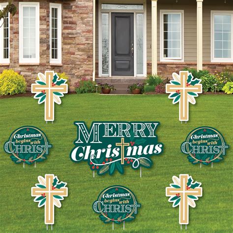 Big Dot of Happiness Religious Christmas - Yard Sign and Outdoor Lawn ...