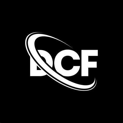 DCF logo. DCF letter. DCF letter logo design. Initials DCF logo linked with circle and uppercase ...