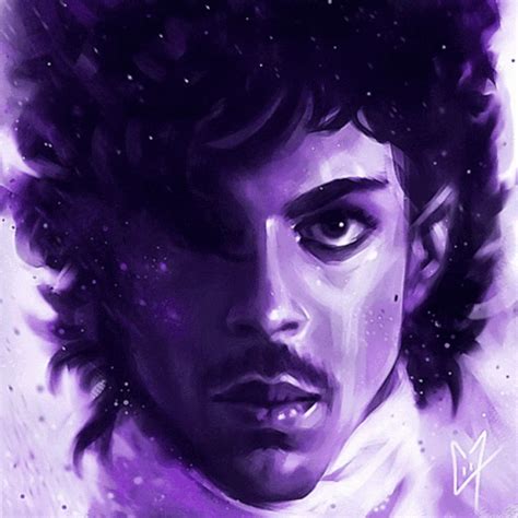 a painting of a man with black hair