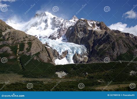 Glacier in Patagonia stock photo. Image of nature, america - 32798918