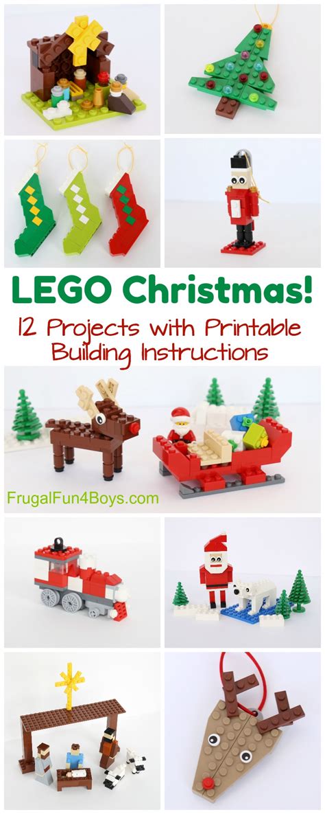 Christmas Projects to Build with LEGO® Bricks - Printable Building ...