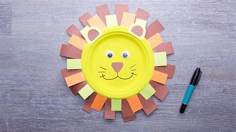 Paper Plate Lion - Super Simple