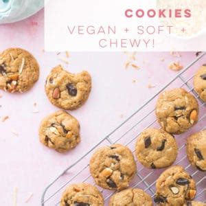 Vegan Almond Coconut Chocolate Chip Cookies - Mindful Avocado