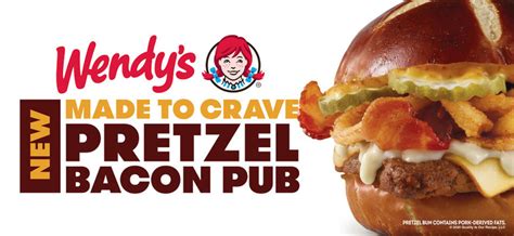 Wendy's Menu Gets A Big New Addition: The Pretzel Bacon Pub Cheeseburger