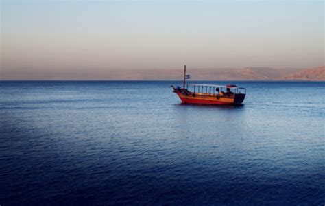 Boat On The Sea Of Galilee Stock Photo - Download Image Now - iStock