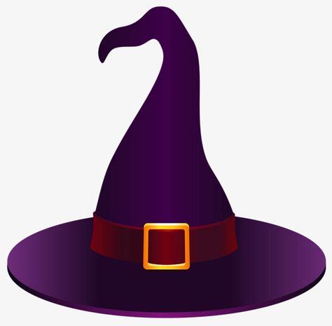 Purple Witch Hat Halloween Creative (With images) | Witch hat, Witch pictures