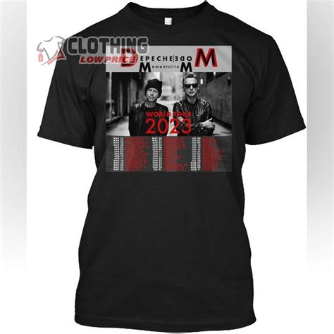 Depeche Mode Memento Mori World Tour 2023 Merch, Depeche Mode Enjoy The Silence T-Shirt | Shirts ...