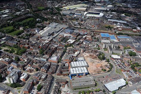 Warrington town centre aerial photograph | aerial photographs of Great ...