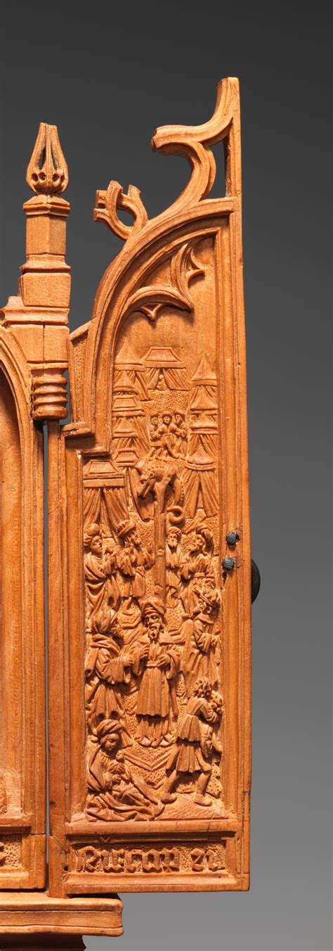 Miniature Altarpiece with the Crucifixion | Netherlandish | The Met