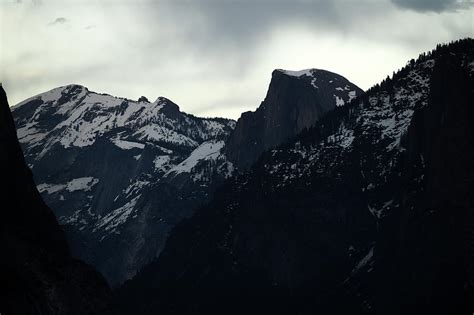 Half Dome in late winter Photograph by Neal Waters - Fine Art America