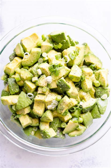 3 Ingredient Avocado Salad - iFOODreal.com