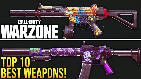 Call Of Duty Warzone Top 10 Best Weapons Setups To Use Warzone | Hot ...