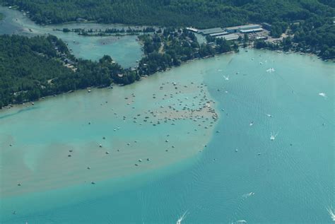 Counties » Antrim » Torch Lake Sandbar Boats 004 | Anderson Aerial Photography