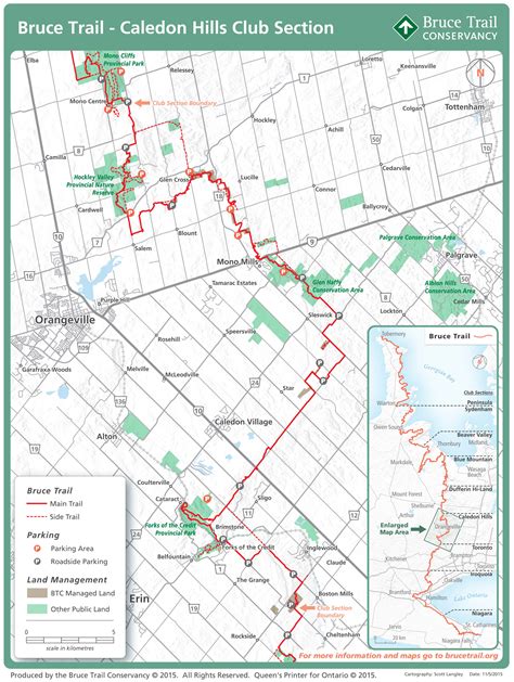 Caledon Hills Map – Caledon Hills Bruce Trail Club