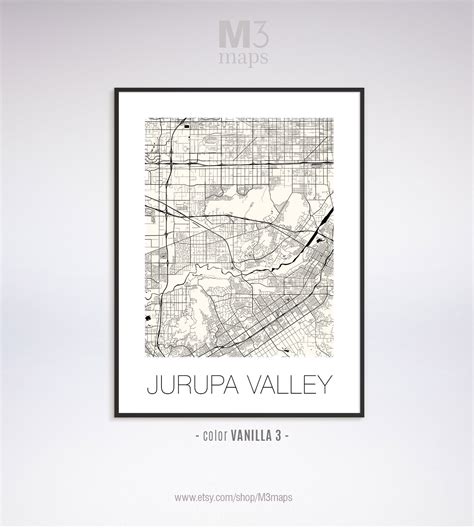 Jurupa Valley California Jurupa Valley CA Map Jurupa Valley - Etsy