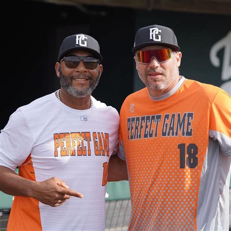 Perfect Game USA on Twitter: "World Series champs Gary Sheffield and Ryan Klesko taking in some ...