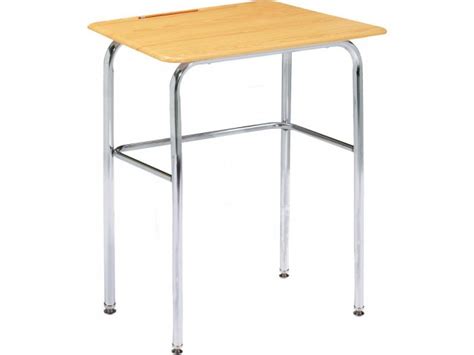 Basic School Desk - WoodStone Top, U Brace 30", Student Desks