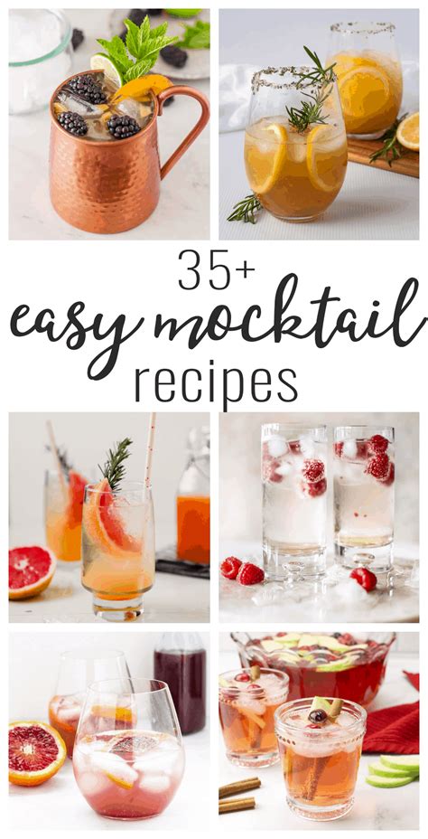 35+ Easy Mocktail Recipes • The Fit Cookie