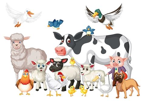 INSTANT DOWLOAD Clipart, farm animals Clipart, cow svg, chicken svg, peeps svg, farm animals ...
