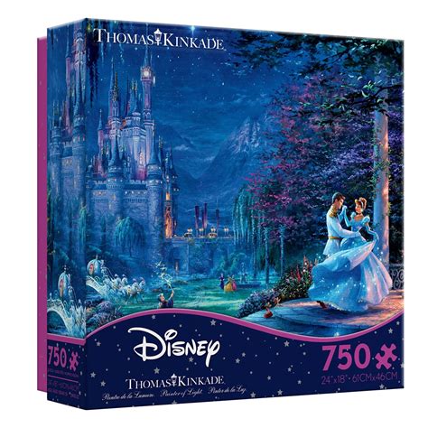 Ceaco – Thomas Kinkade – Disney – Cinderella – 750 Piece Interlocking Jigsaw Puzzle