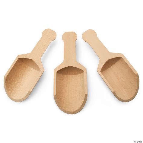 Woodpeckers Crafts, DIY Unfinished Wood 4-3/8" Scoopers, Pack of 25 ...