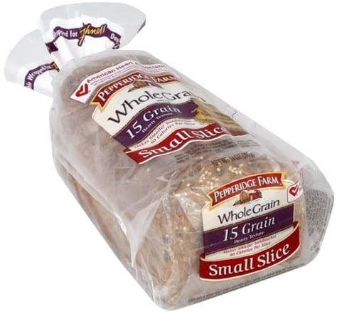 Pepperidge Farm Whole Grain, 15 Grain Bread - 14 oz, Nutrition Information | Innit