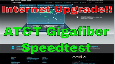 Daily Rants: Speed test ATT Gigapower Gigafiber Fiber optic internet 1Gbps - YouTube