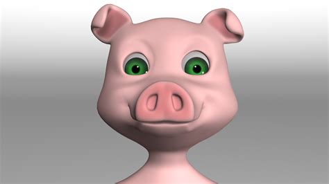 ArtStation - 3D Cartoon Pig