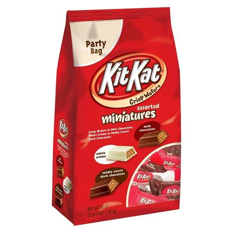 Kit Kat Minis Assorted Candy Bars - 36oz | Kit kat bars, Hershey chocolate, Favorite candy