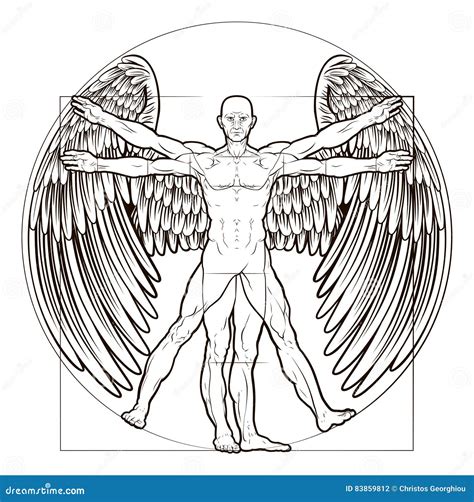 Vitruvian Man Royalty-Free Cartoon | CartoonDealer.com #36653384